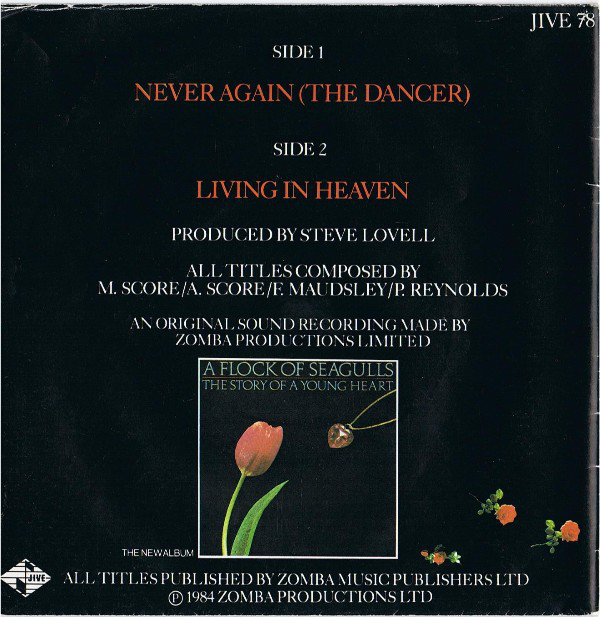 A Flock Of Seagulls ‎– Never Again (The Dancer)