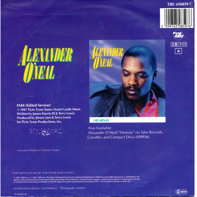 Alexander O'Neal - Fake (Edit)